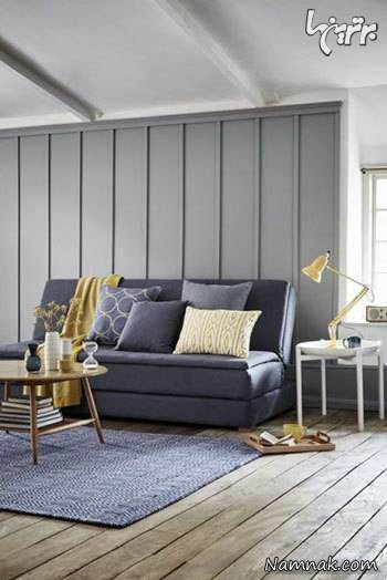 دکوراسیون خاکستری و آبی منزل دکوراسیون خاکستری منزل