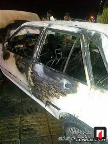 پراید سوخته