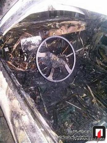 پراید سوخته