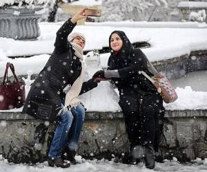 برف در تهران