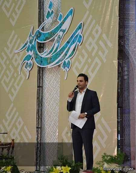 احسان علیخانی عکس احسان علیخانی در مصلی تبریز