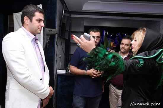 نیوشا ضیغمی در کنار علی ضیا در مراسم افتتاح کلینیکش نیوشا ضیغمی در مراسم افتتاح کلینیکش