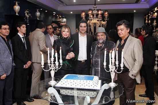 نیوشا ضیغمی و همسرش در کنار محمدرضا شریفی نیا و رضا رویگری حضور چهره های معروف در مراسم افتتاحیه