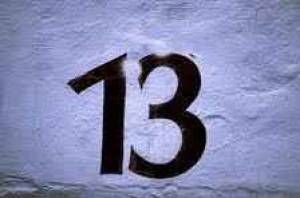 نحسی عدد 13
