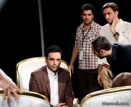 احسان علیخانی در پشت صحنه ماه عسل احسان علیخانی در ماه عسل