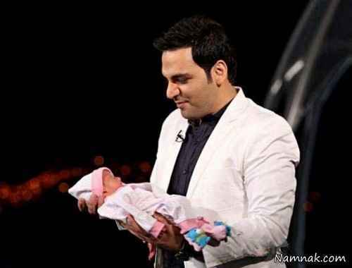 صحنه هایی از برنامه ماه عسل نوزاد در آغوش احسان علیخانی