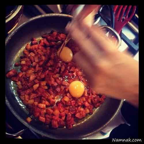 الناز شاکردوست الناز شاکردوست در حال آشپزی