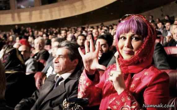 بهنوش بختیاری عکس بهنوش بختیاری در مراسم پنجاه سالگی پرسپولیس
