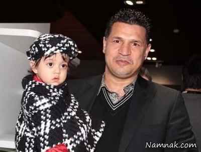 علی دایی علی دایی و دخترش نورا