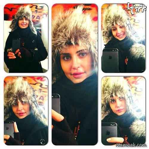 الناز شاکردوست الناز شاکردوست با تیپی زمستانی