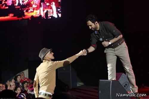 احسان علیخانی در کنسرت مرتضی پاشایی در کنسرت مهدی یراحی