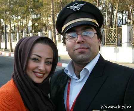 عکس جدید نفیسه روشن و همسرش