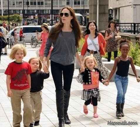 آشپزی نیوشا ضیغمی آنجلینا جولی و فرزندانش در هنگ کنگ