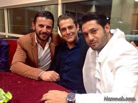 محمدرضا گلزار محمدرضا گلزار و امین حیایی در کنسرت خنده