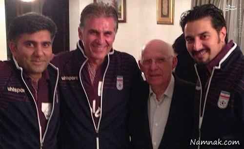 کارلوس کی روش تیم ملی ایران کارلوس کی روش و پدرش در سفارت ایران