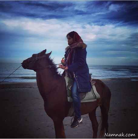 الناز شاکردوست سوارکاری الناز شاکردوست