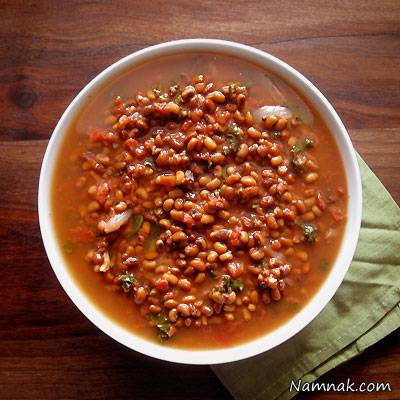 دستور پخت سوپ لوبیا چشم بلبلی سوپ لوبیا چشم بلبلی