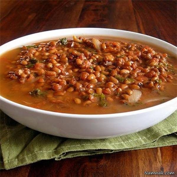 طرز تهیه سوپ لوبیا چشم بلبلی سوپ لوبیا چشم بلبلی