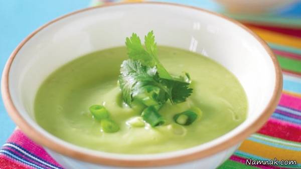 روش پخت سوپ آووکادو سوپ آووکادو