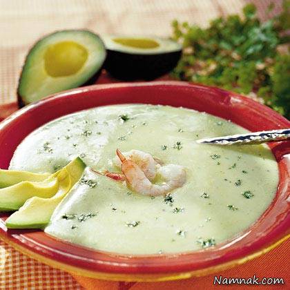 طرز تهیه سوپ آووکادو سوپ آووکادو