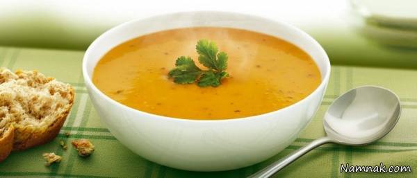 طرز تهیه سوپ زردک و جعفری سوپ زردک