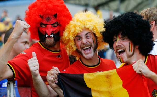 مردم شاد بلژیک