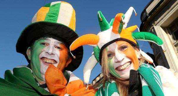 مردم شاد ایرلند