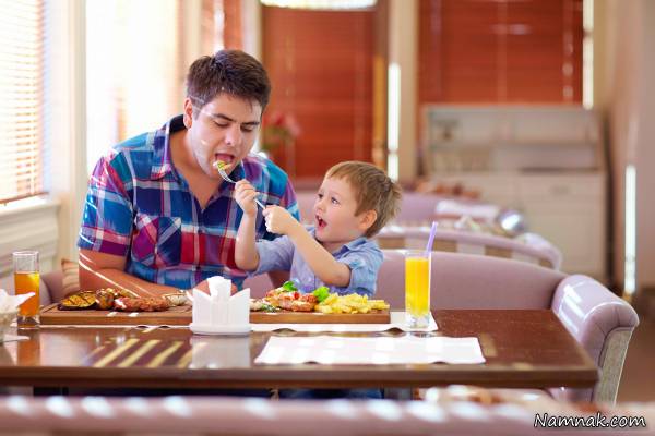 رستوران رفتن با نوزاد