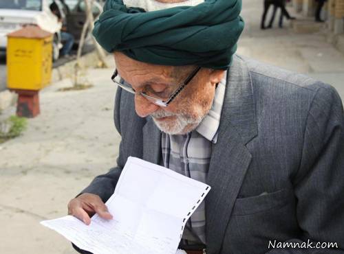 آقای مکری اعجوبه ای 85 ساله در شهرستان مهاباد+تصاویر آقای مکری