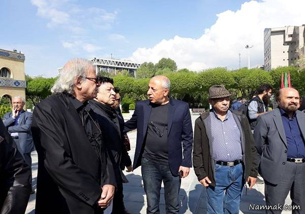 مراسم تشییع پیکر بهرام زند