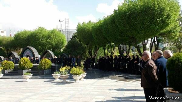 مراسم تشییع پیکر بهرام زند