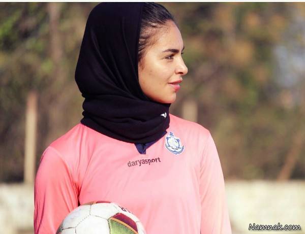 یاسمن فرمانی بازیکن تیم ملوان یاسمن فرمانی