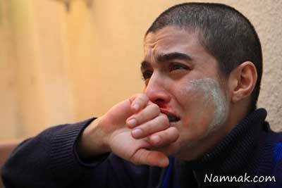 پسری با پوشش دخترانه میان شمشادهای اتوبان چمران + عکس پسری با پوشش دخترانه