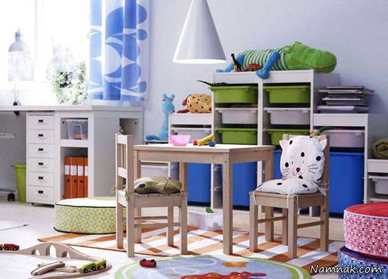 دکوراسیون اتاق خواب مشترک کودکان+ تصاویر اتاق خواب