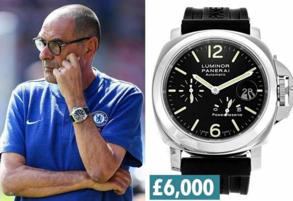 ساعت مچی سرمربی چلسی مائوریتسیو سازی