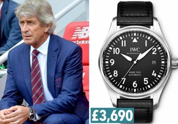 ساعت مچی سرمربی وستهام سرمربی وستهام