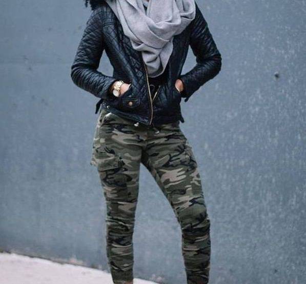 شلوار چریکی دخترانه