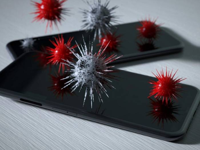 انتقال کرونا از گوشی تلفن همراه