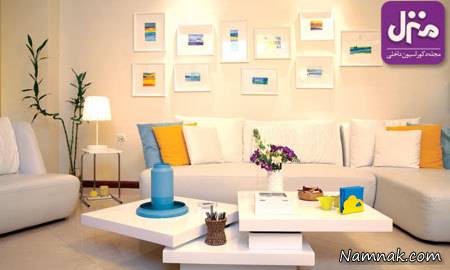 دکوراسیون منزل با رنگ زرد دکوراسیون منزل