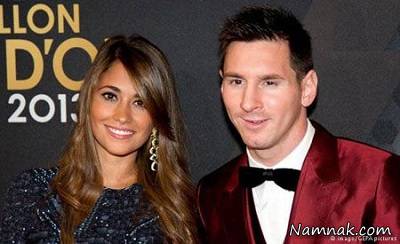 لیونل مسی و همسرش عروسی مسی