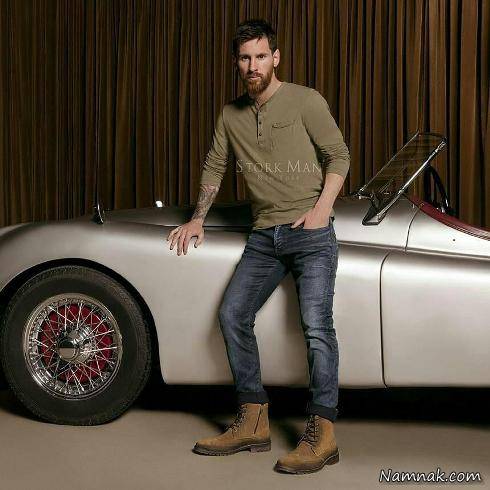 لیونل مسی مدل لباس شد لیونل مسی