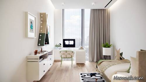 اتاق خواب کودک به رنگ سبز اتاق خواب کودک