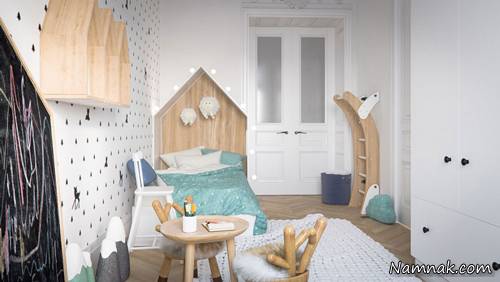 اتاق خواب کودک جدید و فانتزی اتاق خواب کودک