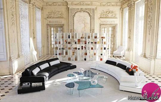 چیدمان پذیرایی مدرن چیدمان پذیرایی