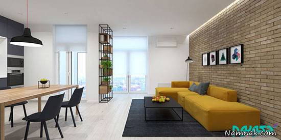 چیدمان خانه ال شکل مدرن خانه ال شکل