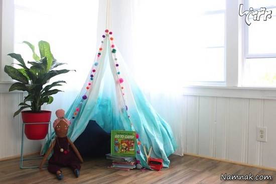 ساخت فضای بازی بچه ها وسایل منزل