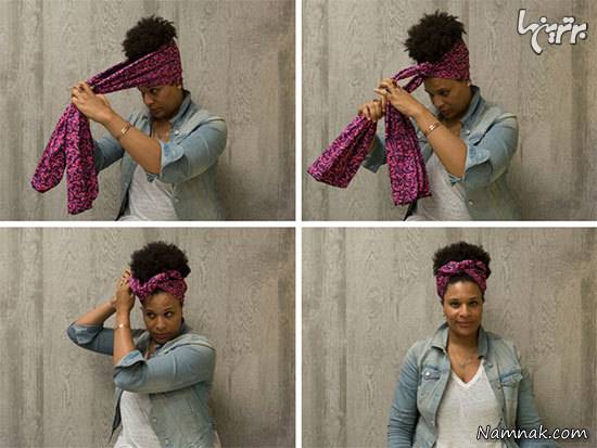 بستن دستمال سر