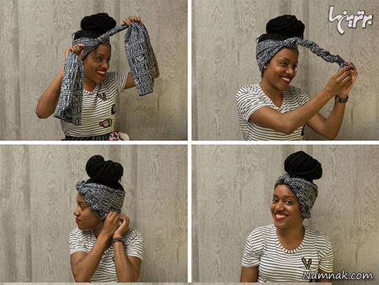 بستن دستمال سر