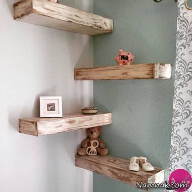 شلف های دیواری تزیینی شلف های دیواری