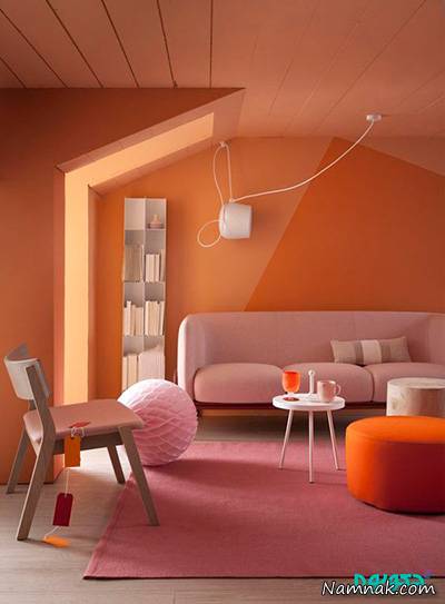 رنگ گلبهی دکوراسیون